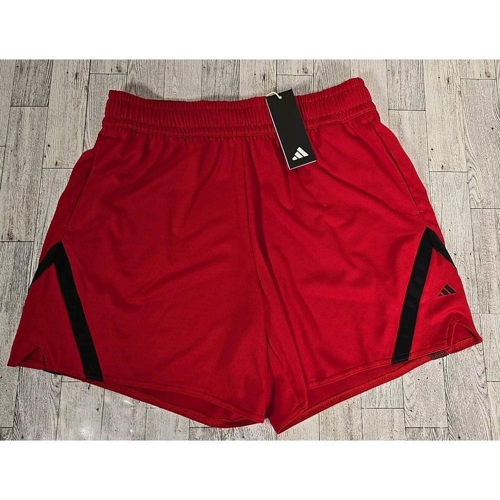 Adidas Basketball Shorts MEDIUM Power Red IW3275 Select Womens NEW